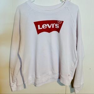 LEVI’S White Sweatshirt - Size S/M